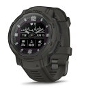 ガーミン（GARMIN）Instinct Crossover Dual Power Graphite Suica対応 ソーラー充電対応 GPS ウォッチ スマートウォッチ【日本正規品】