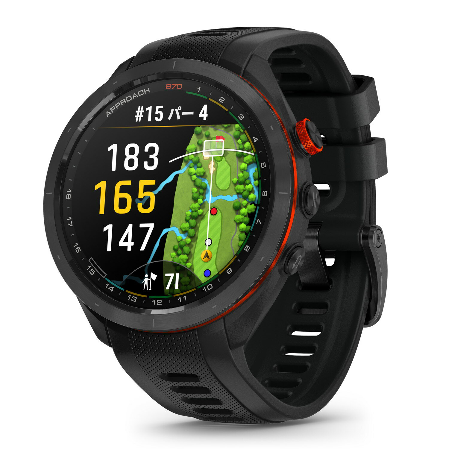 ߥGARMIN Approach S70 47mm Black եå GPSޥå Suicaб С륭ǥ 010-02746-22 ʡ