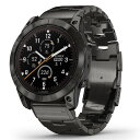 ガーミン（GARMIN） fenix 7X Pro Sapphire Dual Power Ti Carbon Gray / Carbon Gray Metal Band ソーラー充電可能 マルチスポーツGPSスマートウォッチ 【日本正規品】