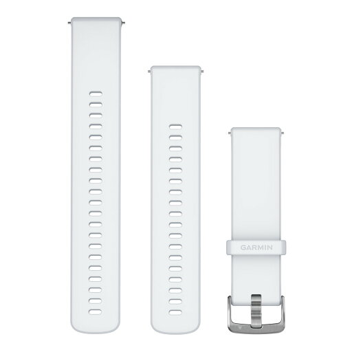 ガーミン(GARMIN)Quick Release バンド 22mm Whitestone Silicone / Silver 【日本正規品】 ガーミン(GARMIN)Quick Release バンド 22mm Whitestone Silicone / Silver 【日本正規品】