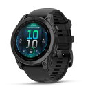 ガーミン(GARMIN) フラッグシップモデル fenix E 47mm Slate Gray Steel / Black マルチスポーツGPSウォッチ【ロング...