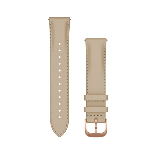 ガーミン(GARMIN)Quick Release バンド 20mm Light Sand Italian Leather / 18K Rose Gold PVD ガーミン(GARMIN)Quick Release バンド 20mm Light Sand Italian Leather / 18K Rose Gold PVD
