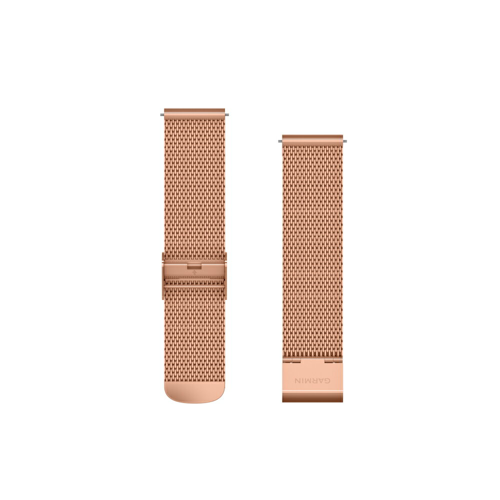  5 20 21ōőSz|Cg(Gg[K{) K[~ GARMIN Quick Release oh 20mm 18K Rose Gold PVD Milanese