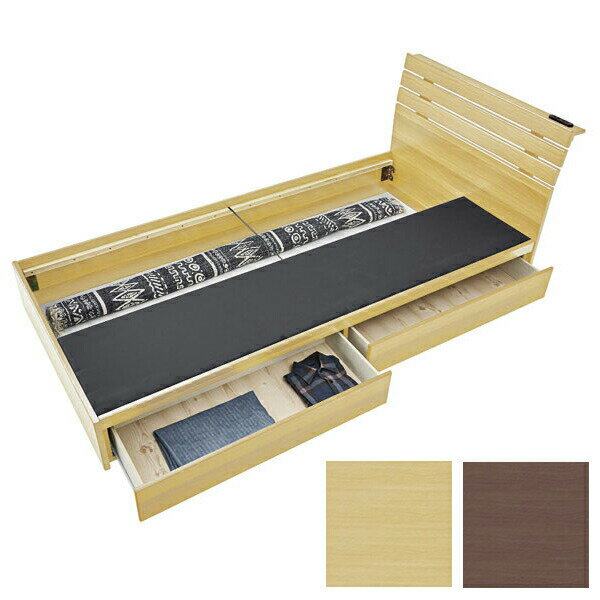 樂天商城 - 500円OFFクーポン配布中 04/24(金)20:00〜 引き出し付ベッド 通気 床板 ベッド 湿気 カビ