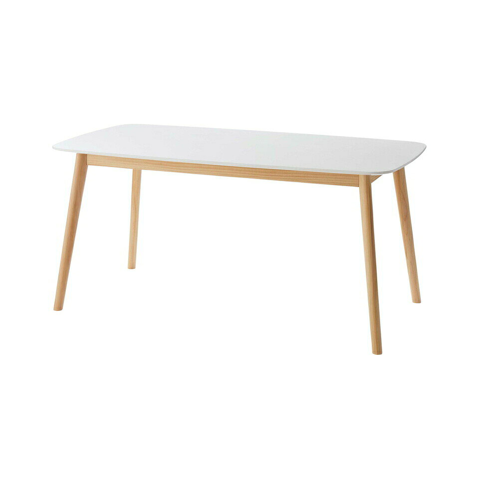 樂天商城 - ダイニングテーブル パイン 直線 細い 丸み 部屋 温かい