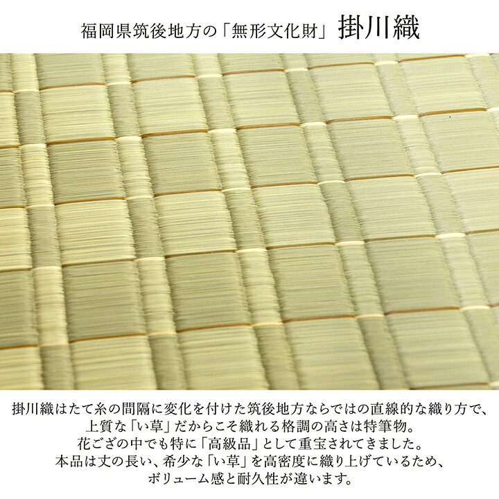 【9ヶ月保証付】日本製 国産 純国産 掛川織 花ござ い草 敷物 カーペット ベージュ 本間 3畳 約 191×286cm 本間3畳 ナチュラル 花ござ 伝統的 美しい お洒落 モダン 良質 オシャレ 丈夫 抗菌 防臭 [3]