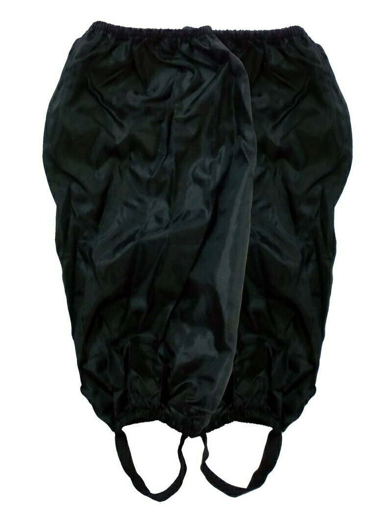 足カバー 防水 黒 ブラック シンプル 撥水 防水足カバー 大人用 おすすめ 裏生地をPUラミネートした防..