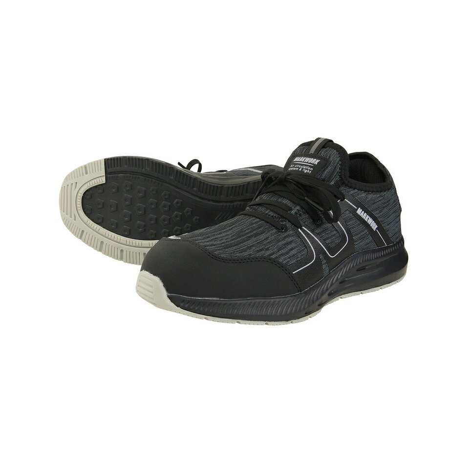 樂天商城 - かかとが踏めるセーフティスニーカー かかと サンダル 多い 現場 オススメ クッション 心地よい 快適 ヒモ ホールド 樹脂 軽い 長時間 つま先 反射 夜間 安全