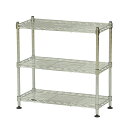 【ボーナスSALE開催中】ミニラック三段 オフィス 多用途 キッチン 卓上 ミニラック 便利 ラック 収納棚 シンク下 玄関 整理 整頓 収納 アジャスター付き オープンラック型 キッチン 収納