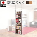【ボーナスSALE開催中】マガジンラック 幅60cm 日本製 突っ張り パーテーション 薄型 スリム 省スペース 間仕切り 壁 パーテーション おしゃれ 壁面収...