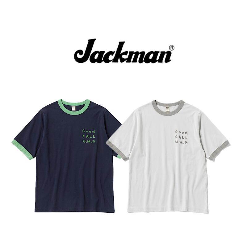 Rakuten - 【 Jackman / JM5638 】【 ジャックマン / Rib GCU T-shirt 】メンズ Tシャツ 半袖 リブGCUT-シャツ 日本製