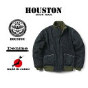 【 HOUSTON × Denime / 50807 】【 ヒューストン ドゥニーム コラボ / デニムジャケット 】 メンズ 日本製 デニム タンカース ジャケット 上着 アウター アメカジ デッキ