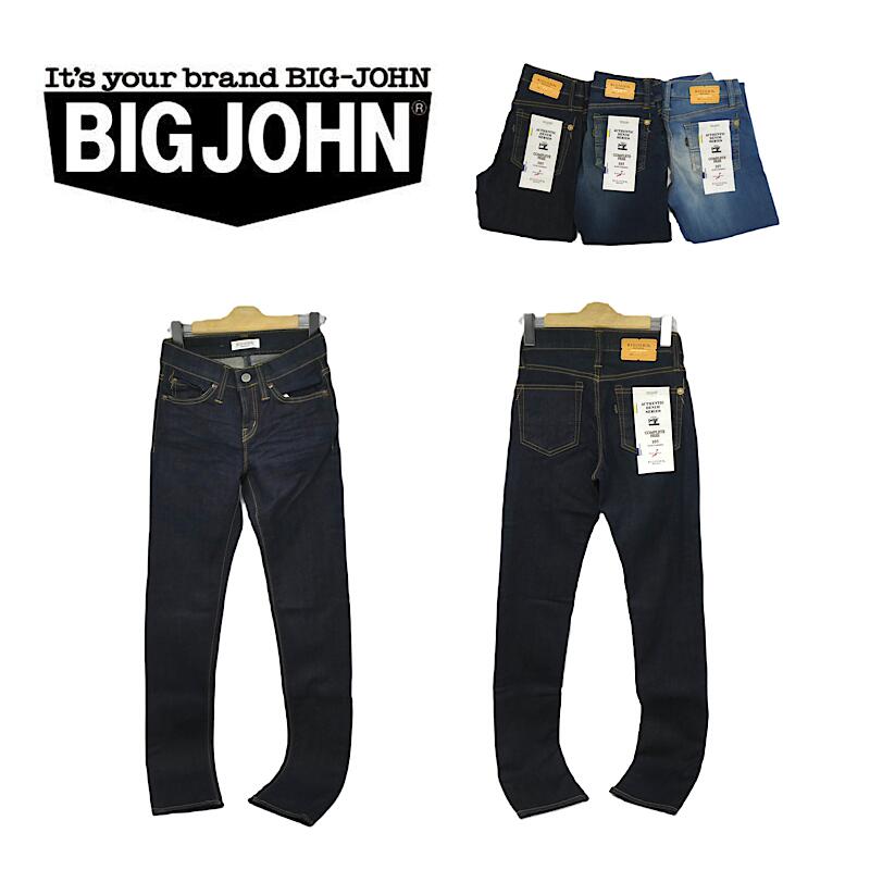 ビッグジョン ジーンズ レディース 【 BIGJOHN / BJL105F 】【 ビッグジョン / スキニー ジーンズ 】 レディース 日本製 コンプリートフリー ストレッチ 美脚 レディース ボトムス スリムテーパード SLIM TAPERED