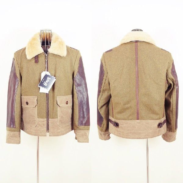 Schott ショット メンズ ジャケット Bomber sheepskin leather flight jacket P797S ANJ4 OLIVE ボンバーシープスキンフライトジャケット バイク