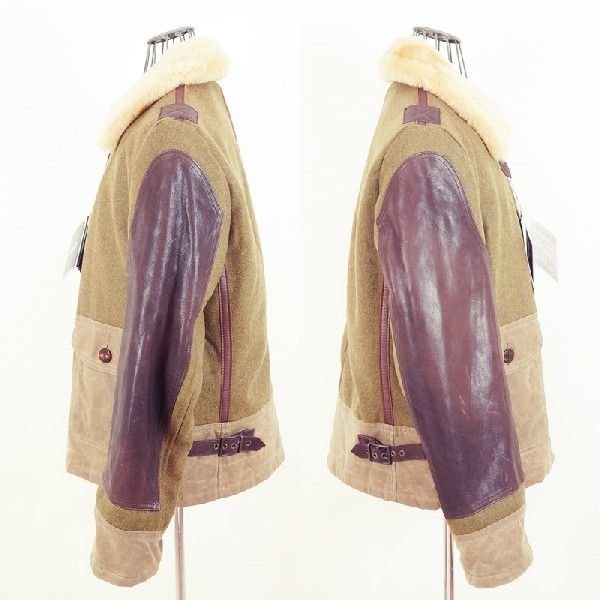 Schott ショット メンズ ジャケット Bomber sheepskin leather flight jacket P797S ANJ4 OLIVE ボンバーシープスキンフライトジャケット バイク