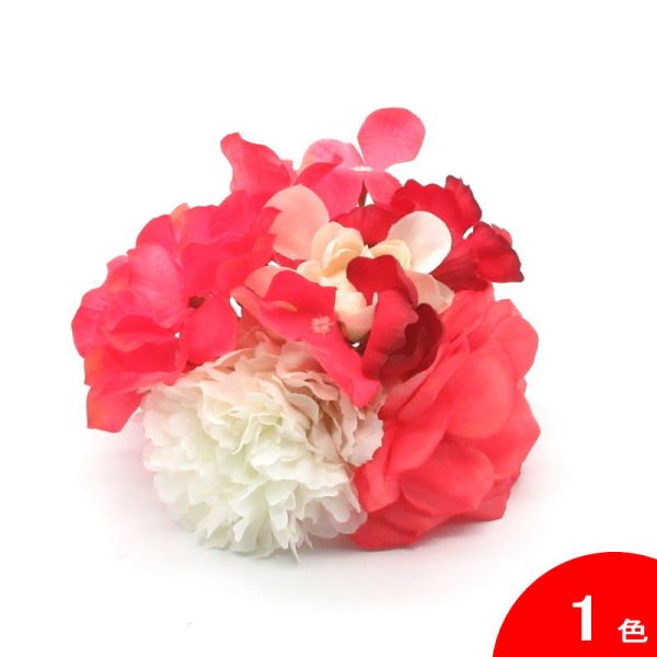 花束風 Eleanor(エレアノール) 赤×白系[フラメンコ用][スペイン直輸入]