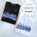 Account 【CEXXNE brush TEE】 ロゴプリントTシャツ アカウントロゴプリントTシャツ ハイブランドロゴTシャツ アカウントTシャツ フロントプリント ブラシペイント コットン cotton tee おしゃれ レディース ユニセックス オーバーサイズTシャツ 送料無料