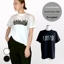 Account DxxR T/S ブランドロゴプリントTシャツ アカウントプリントTシャツ オーバーサイズTシャツ ゆるめシルエットTシャツ 大人かわいいコーデ 大人夏コーデ ブランドロゴT
