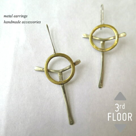 【3rd FLOOR】メタルピアス インポートアクセサリー ピアス