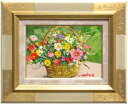 高田 悟「 野の花 」 油絵 油彩画 SM 横