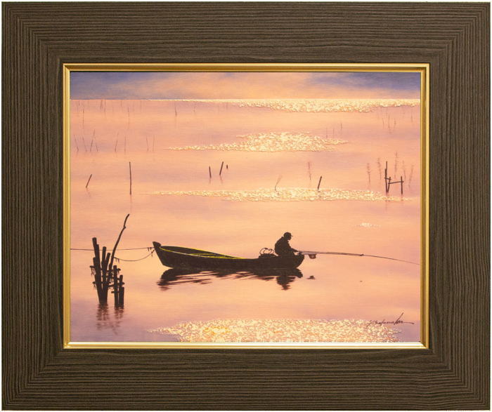 Rakuten - 里中 游「 憩いの時 」 油絵 油彩画 F6 ( 6号 )