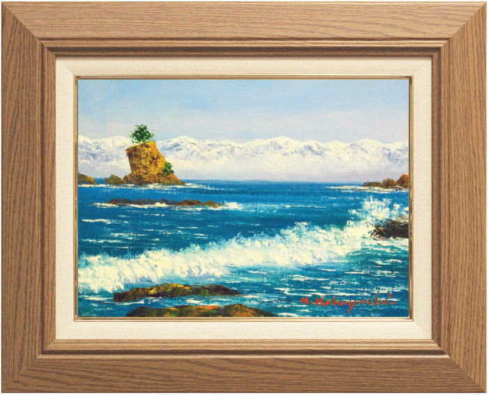 樂天商城 - 小林幸三 「 立山連峰 」 油絵 油彩画 F4 ( 4号 )