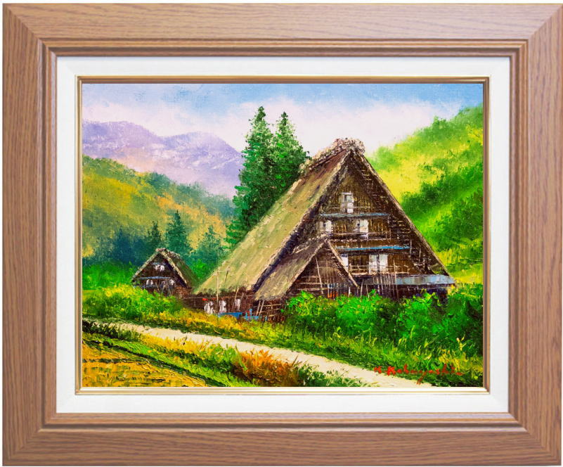 楽天市場】白川郷(油彩画|絵画):アート・美術品・骨董品 楽天市場】白川郷(油彩画|絵画):アート・美術品・骨董品