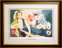 マリー・ローランサン『アネモネ』リトグラフ版画【中古】