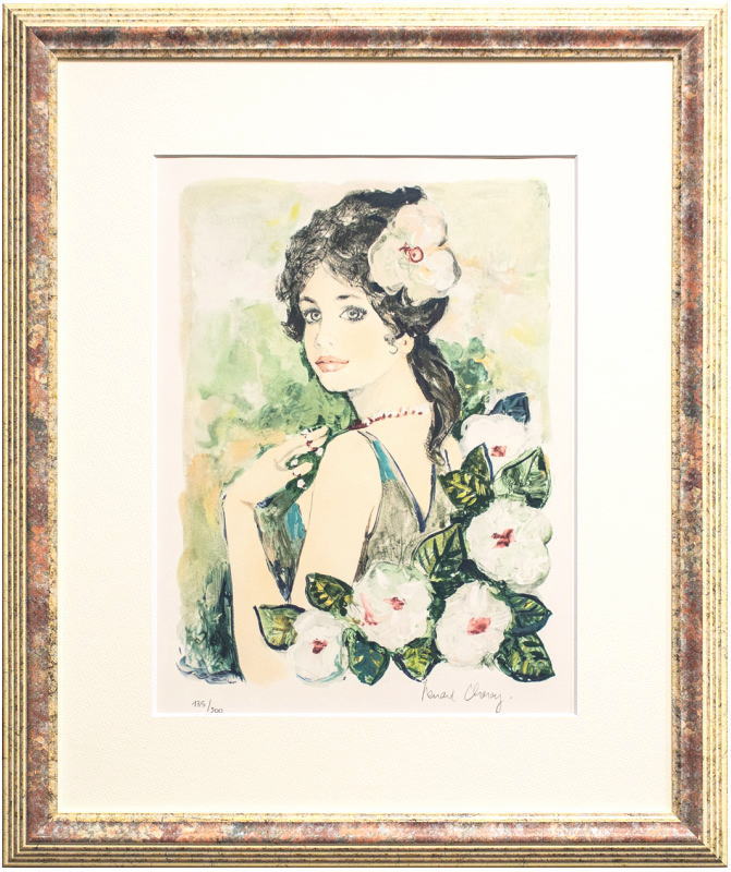 ベルナール ・ シャロワ 「 ジョセフィーヌ 」 リトグラフ 版画 【中古】