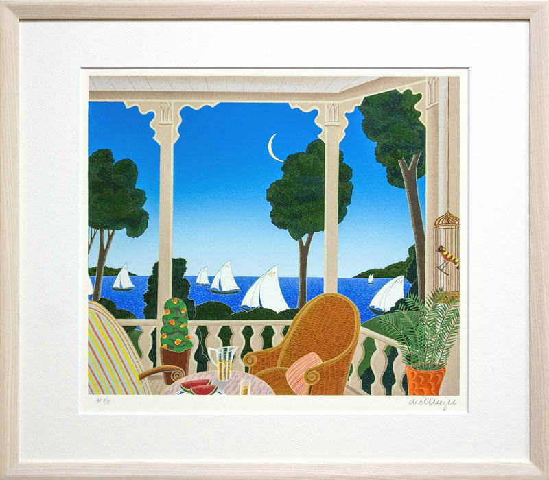 トーマス ・ マックナイト 「 シェルターアイランド 」シルクスクリーン【中古】