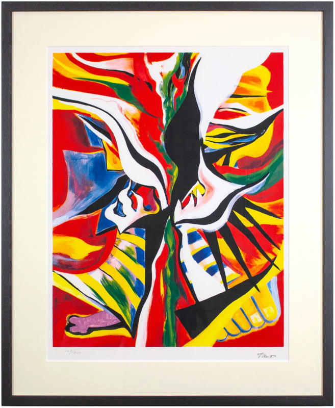 岡本太郎 「 哄笑 」 リトグラフのサムネイル