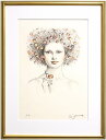 芝田米三 「 さくらんぼ 」 リトグラフ 版画【新古品】