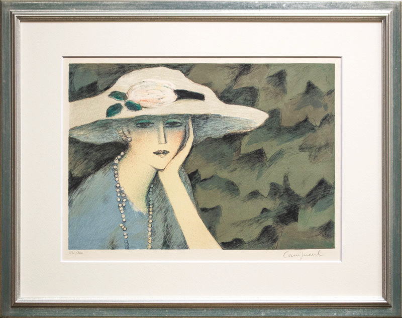 ジャン ・ ピエール ・ カシニョール 「 つた 」 リトグラフ ( 石版画 )【中古】