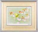 上村淳之 「 花鳥 」 オリジナルリトグラフ ( 石版画 )【中古】