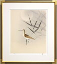 上村淳之「 月 ( 鴫 )」オリジナルリトグラフ 石版画【新古品】