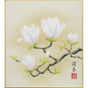 奥田萌春 「 木蓮 」 色紙絵