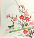 秋田 功『秋桜』色紙絵