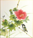 秋田 功『芙蓉』色紙絵