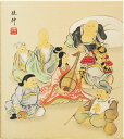 大村佳伸『七福神』色紙絵