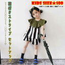 えり付きストライプセットアップ 襟付き 2ピース SET シャツ ショートパンツ かぼちゃ バルーン 子供服 韓国子供服 子ども服 柄物 セトア フリル 男の子...