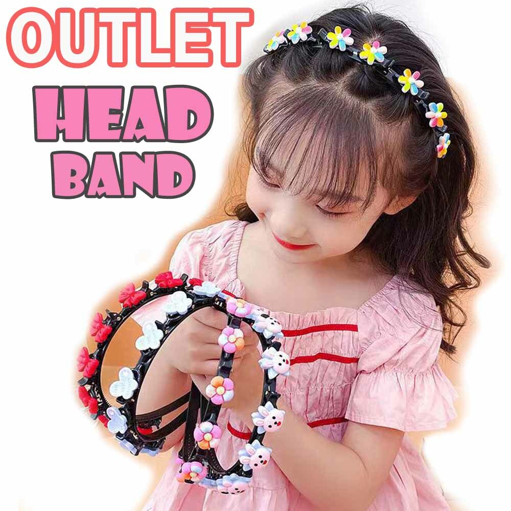 【訳あり商品】アウトレット キッズ ヘアアクセサリー【ねじり★アレンジ】韓国 ヘア クリップ ヘアアレンジ カチューシャ ヘアバンド 簡単 アレンジ ヘアアクセ...