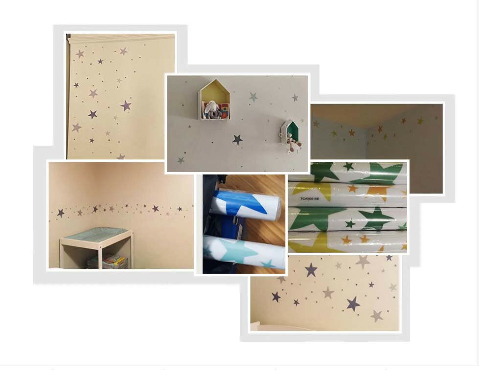 お部屋の雰囲気を変えたり素敵な空間作りに ウォールステッカー 子供部屋 インテリア 女の子 ベビー 星 おしゃれ 北欧 海外 壁紙 Diy 飲食店 リビング ナチュラル 部屋 玄関 輝い シンプル キッチン オフィス トイレ ギフト 病院