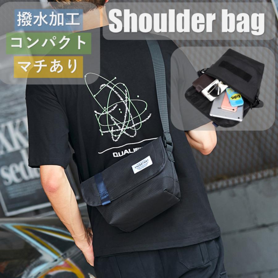 乐天商城 - ショルダーバッグ メンズ 小さい レディース 軽い 小さめ ミニ 軽量 肩掛けバッグ 斜めがけ 撥水 防水 サコッシュ ワンショルダーバッグ 男女兼用 黒