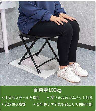 簡易トイレ 簡易便座 折りたたみ 非常用 災害用 携帯トイレ アウトドア コンパクト 安心 安全 災害 防災グッズ 便利グッズ ポータブル便座 緊急時 避難所 車 キャンプ ハイキング ドライブ 学校行事 海水浴場 工事 パイプ椅子 テント 緊急用 尿 防災用品 敬老の日 garude121-10014863 エルラガルデ楽天市場店 サンプル画像3