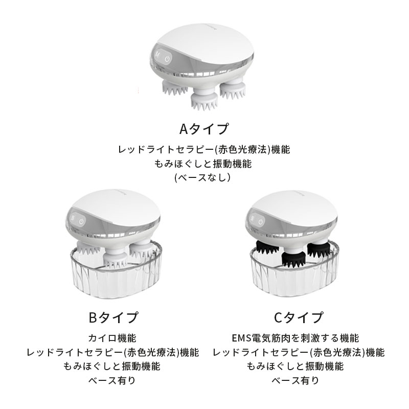 【マラソン最大1000円オフ】リラックス頭皮マッサージ器 ヘッドスパ EMS 頭皮マッサージ もみほぐしと振動 レッドライトセラピー(赤色光療法) カイロ機能も搭載 頭皮ケア ヘッドマッサージ 美髪 美 garude121-10001893 エルラガルデ楽天市場店 サンプル画像3