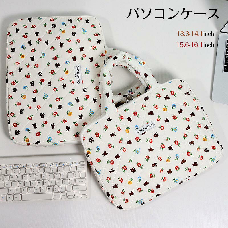 商品説明商品内容パソコンケース素材ボリエステルなどサイズ13.3-14.1インチ：38×28×5cm 15.6-16.1インチ：40×30×5cm注意書き商品写真は、できる限り現品を再現するように画像処理などの補正を行っておりますが、ご利用のモニターや環境により差異が生じます。予めご了承ください。 画面保護フィルムの形状により本製品と併用できない場合がございます。 材質の特性上、折り曲げたり強い衝撃を与えますと破損する恐れがございます。着脱の際などお取扱いにご注意ください。 本製品ご使用における人体スマートフォン本体を含む持ち物データなどの損傷、破損に対し、弊社は一切の責任を負いかねます。 細部のデザイン等が予告なく変更になる場合がございます。 生地の特性上、多少ニオイがある場合がございますが、日陰干しで数日干していただくか、あるいは数回ご使用していただく間に、 ニオイは気にならなくなります。 上記の数値は、実測によるものです。多少の誤差はご容赦ください。 仕様は予告なく変更される場合があります。（ご使用に差し支えない程度）