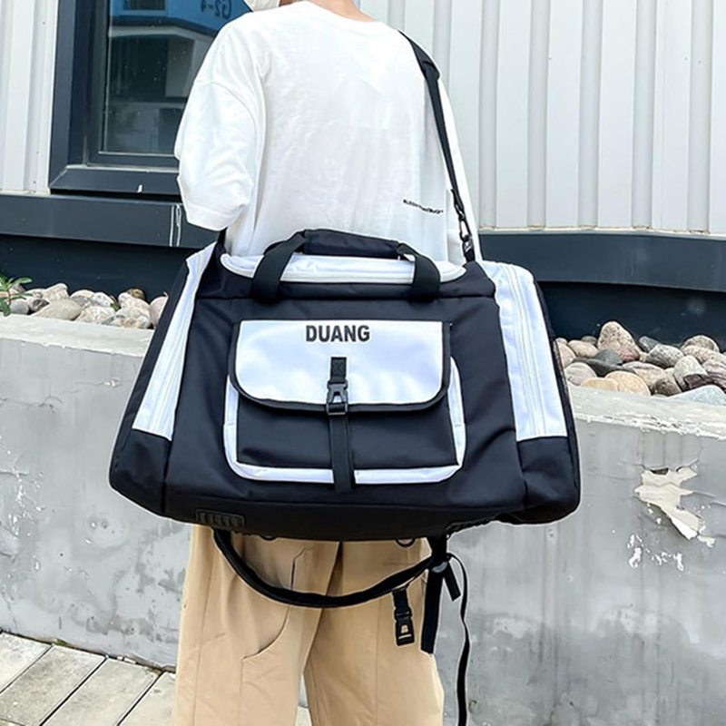 【最大5倍＋100円OFF】ボストンバッグ 60L ダッフルバッグ 4way スポーツバッグ 大容量 リュック ジムバッグ 折りたたみ 旅行バッグ メンズ レディース シュー garude121-10015235 エルラガルデ楽天市場店 サンプル画像2