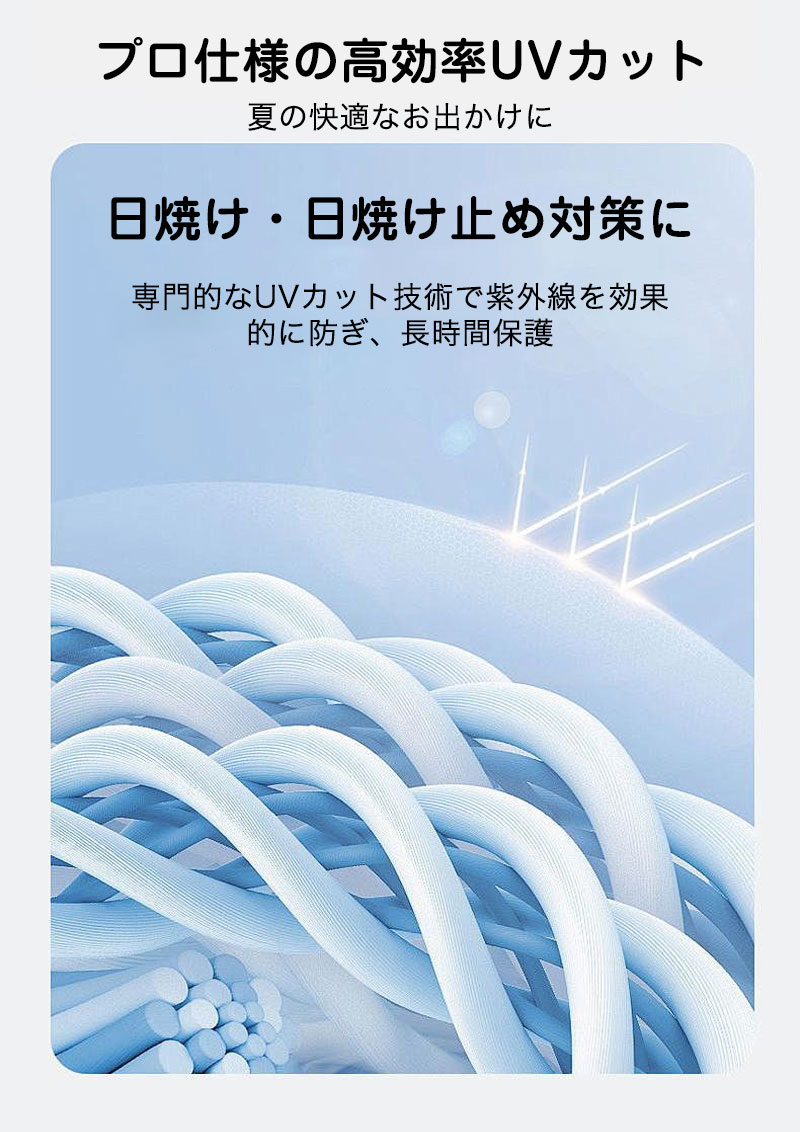 UPF50+ UVカットパーカー 強力紫外線対策 薄手 長袖 日焼け防止アウター ペアコーデ対応 軽量 アウトドア用UVカットウェア 接触冷感素材 着た瞬間ひんやり 涼感 クールタッチ 大きいサイズ S-5XL 体型カバー 海・プール・キャンプ対応 garude121-10015356 エルラガルデ楽天市場店 サンプル画像3