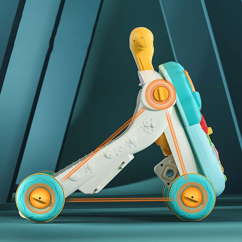 手押し車 知育 遊び 付き おもちゃ 知育玩具 ベビーウォーカー かたかた つかまり...