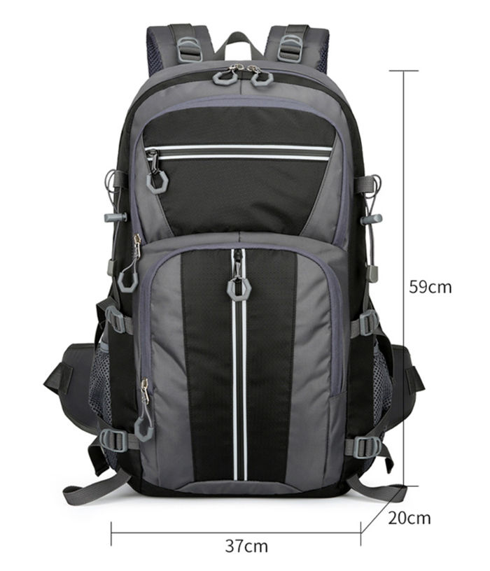 【最大5倍＋100円OFF】大容量 登山 リュック 50L リュックサック アウトドア ナイロン メンズ レディース 撥水 旅行 キャンプ 遠足 ハイキング 防災 アウトドアバッグ 旅行バッグ 大容量リュック 登山リュック アウトドア用品 キャンプ用品 バックパック garude121-10013920 エルラガルデ楽天市場店 サンプル画像3